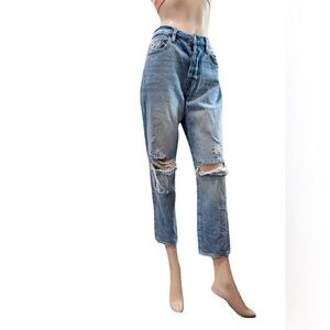 Frame Denim distressed Light Blue Jeans size:27